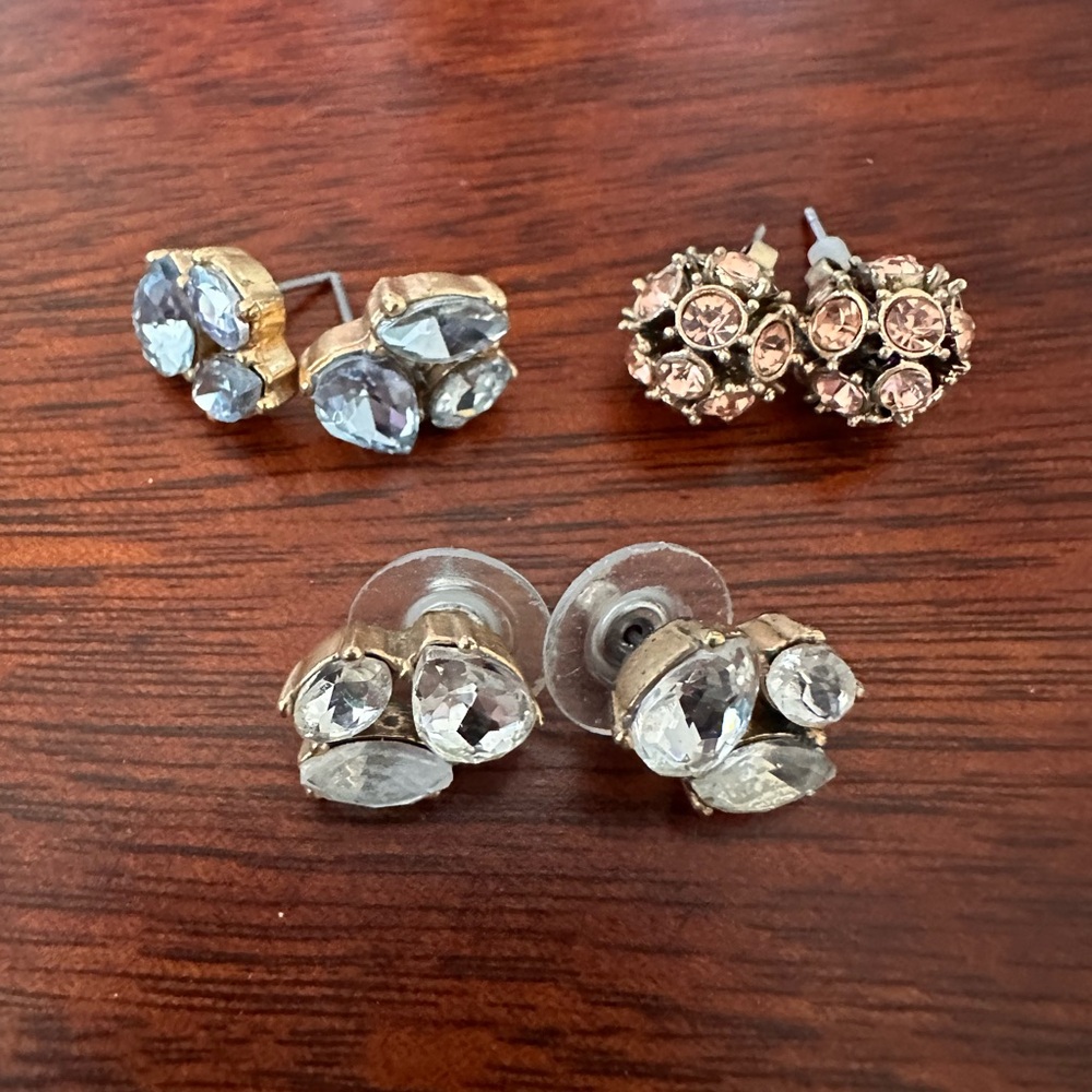 J Crew Gold and Silver Earring Set